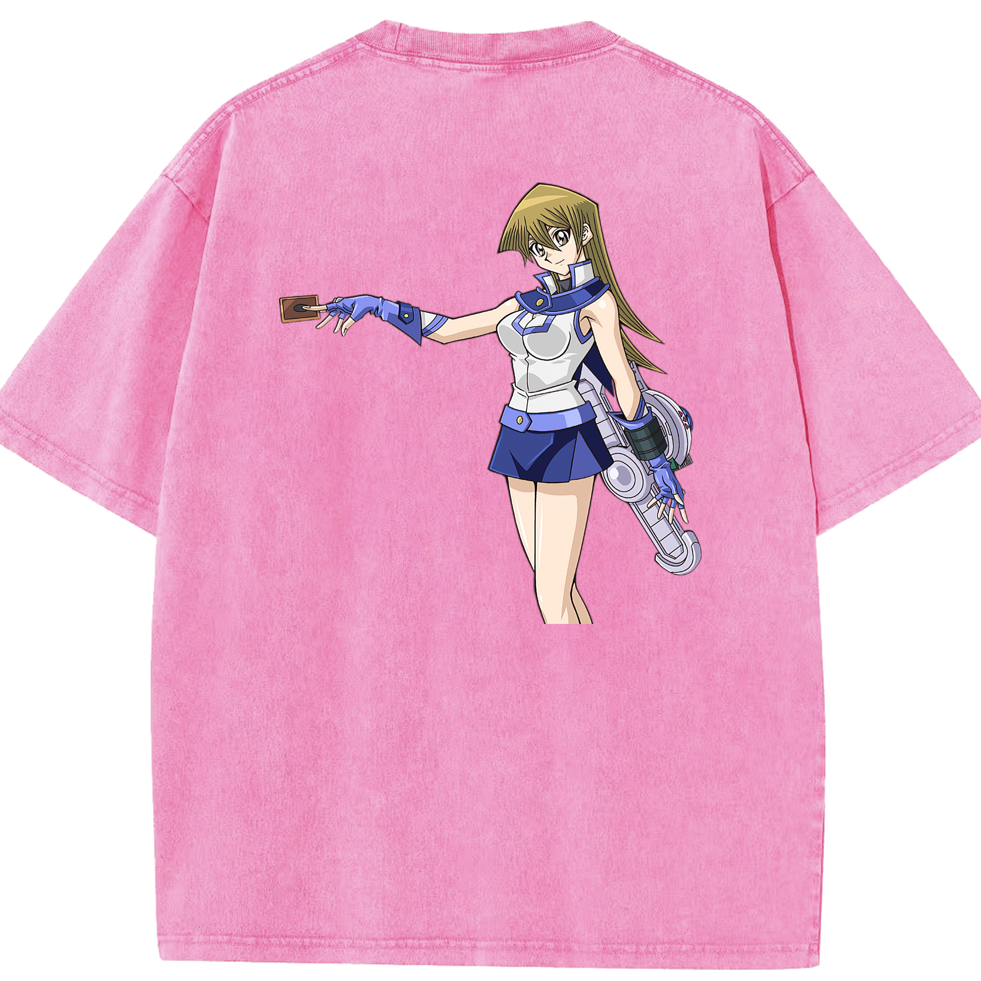 （画像用） 遊☆戯☆王 Yu-Gi-Oh! 綿100% ヴィンテージ風 半袖Tシャツ（背面プリント）